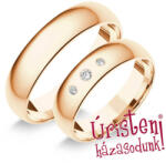  5rd3b Klasszikus Karikagyűrű Gyémánt Kövekkel (5rd3b)