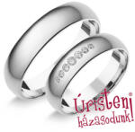  5fd7c Klasszikus Karikagyűrű Cirkónia Kövekkel (5fd7c)