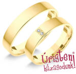  4sl2c Klasszikus Karikagyűrű Cirkónia Kövekkel (4sl2c)