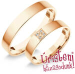  4rl4b Klasszikus Karikagyűrű Gyémánt Kövekkel (4rl4b)