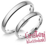  3fd1c Klasszikus Karikagyűrű Cirkónia Kővel (3fd1c)