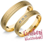  Hr30b Karikagyűrű Gyémánt Kövekkel (hr30b)