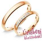  3rd7b Klasszikus Karikagyűrű Gyémánt Kövekkel (3rd7b)