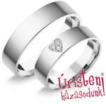  5fl3.3b Klasszikus Karikagyűrű Gyémánt Kövekkel (5fl3.3b)