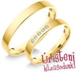  3sl5b Klasszikus Karikagyűrű Gyémánt Kövekkel (3sl5b)