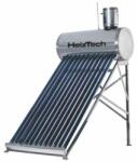 HeizTech Panou Solar Cu 12 Tuburi Vidate Pentru Preparare Apa Calda Menajera Cu Rezervor Otel Inoxidabil Nepresurizat 120 Litri Heiztech
