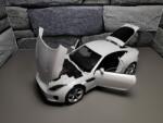TAYUMO Jaguar F-type facelift 2017 White cu led-uri si sunete1/43 (14796)