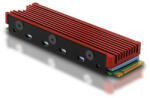  M. 2 SSD hűtő passziv piros AXAGON (CLR-M2 ALU)