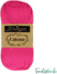 Scheepjes Catona 604 Neon Pink - neon rózsaszín pamut fonal