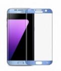  Full Screen lcd kijelző hajlított üvegfólia, ütésálló védőfólia Samsung G955 Galaxy S8 Plus-hoz kék (5D, 9H)