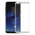  Full Screen lcd kijelző hajlított üvegfólia, ütésálló védőfólia Samsung G928 Galaxy S6 Edge Plus-hoz ezüst (3D, 9H)