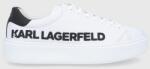 Karl Lagerfeld Ghete de piele culoarea negru 9BY8-OBM1RI_00X