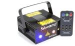 BeamZ Bianca gobo lézer fényeffekt - RGB (3 szín) hang / automata vezérlés (330 mW) - mkaudio