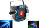 BeamZ Cube4 II (2x10W) + (64x) RGBAW (5 szín) DMX LED moonflower / derby fényeffekt