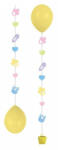 Amscan Baby léggömb szalag + lufisúlytartó 3 db-os szett (DPA9902239)