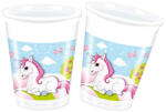 Procos Unicorn, Unikornis műanyag pohár 8 db-os 200 ml (PNN93549)