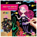 AVENIR Tehnica Scratch Art junior Sirenele mele Avenir (AvenirCH1677) Carte de colorat
