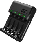 GreenCell Încărcător de baterii Green Cell GC VitalCharger Ni-MH AA și AAA cu portal Micro USB și USB-C (GRADGC01) Incarcator baterii