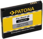 Patona Motorola Razr2 V8 Moto U8 U9 V10 V9 V9m ZN5 Razr2 V8 MOTORAZR2 baterie / baterie reîncărcabilă - Patona (PT-3178)
