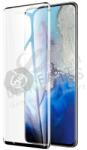  Temp-glass631273876 Samsung Galaxy S20 Plus / S20 Plus 5G fekete 3D-teljes (teljes felület ragasztó) lefedettséget biztosító karcálló, ütésálló kijelzővédő üvegfólia, 9H tempered glass, törlőkendővel 
