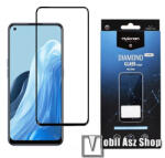 MyScreen Oppo Reno7 Lite, Reno8 Lite, MYSCREEN DIAMOND GLASS LITE EDGE üvegfólia, 9H, Full, Fekete (MD6844 DGLFG)