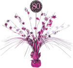 Amscan Happy Birthday Pink 80 asztaldísz 45, 7 cm (DPA9901749)