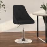 vidaXL Scaun de bar, negru, material textil (339303)