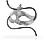 OhMama Masks Fleur De Lis Eyemask Silver