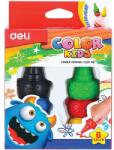 Deli Zsírkréta, ujjra húzható, DELI Color Kids, 6 különböző szín (DEC20790)