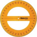 Aristo Szögmérő, műanyag, 360, 12 cm, Aristo GEO Contrast (GEO22301)