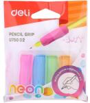 Deli Ceruzafogó, 4 darabos, DELI Neon, 4 különböző szín (DEU75002)