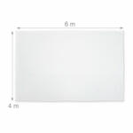 Relaxdays Téglalap alakú árnyékoló napvitorla fehér 4x6 m 10035834_4x6