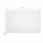 Relaxdays Téglalap alakú árnyékoló napvitorla fehér 5x7 m 10035834_5x7