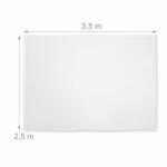 Relaxdays Téglalap alakú árnyékoló napvitorla fehér 250x350 cm 10035834_250x350