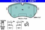ATE set placute frana, frana disc ATE Ceramic 13.0470-3877.2 (13.0470-3877.2)