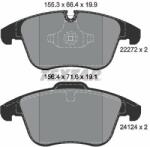 TEXTAR set placute frana, frana disc TEXTAR 2227201 (2227201)