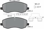 TEXTAR set placute frana, frana disc TEXTAR Q+ 2483901 (2483901)