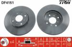 TRW Disc frana TRW DF4151 (DF4151) - automobilus