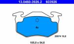 ATE set placute frana, frana disc ATE 13.0460-3926.2 (13.0460-3926.2)