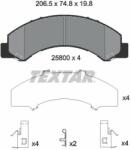 TEXTAR set placute frana, frana disc TEXTAR 2580001 (2580001)