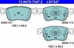 ATE set placute frana, frana disc ATE Ceramic 13.0470-7347.2 (13.0470-7347.2)