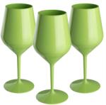  Set 3 pahare Verzi wine cocktail , policarbonat, 470 cc , tritan Pahar
