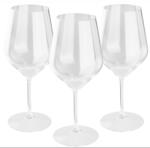  Set 3 pahare Transparente wine cocktail , policarbonat, 470 cc , tritan Pahar