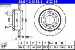 ATE Disc frana ATE 24.0112-0185.1 (24.0112-0185.1)