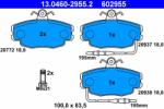 ATE set placute frana, frana disc ATE 13.0460-2955.2 (13.0460-2955.2)