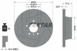 TEXTAR Disc frana TEXTAR PRO+ 92295505 (92295505)