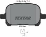 TEXTAR set placute frana, frana disc TEXTAR 2351302 (2351302)