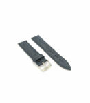  Curea piele albastru navy model crocodil QR 18mm - 4240518 - ceas-shop