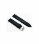  Curea piele neagră model crocodil QR 18mm - 4240118 - ceas-shop