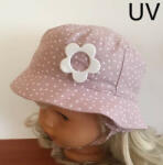  Minimanó nyári halász sapka (48) - fehér virág